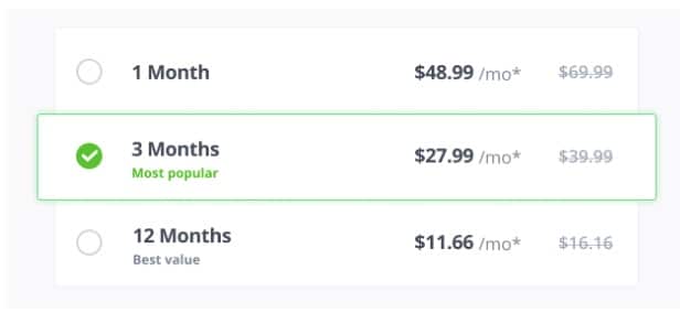 mSpy pricing